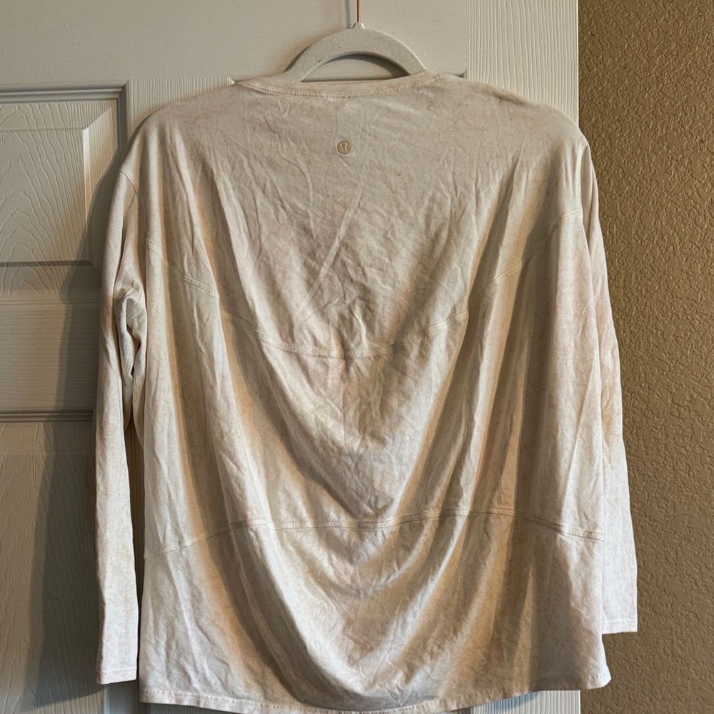 lululemon athletica Cream Long Sleeve Top - Picture 3 of 5